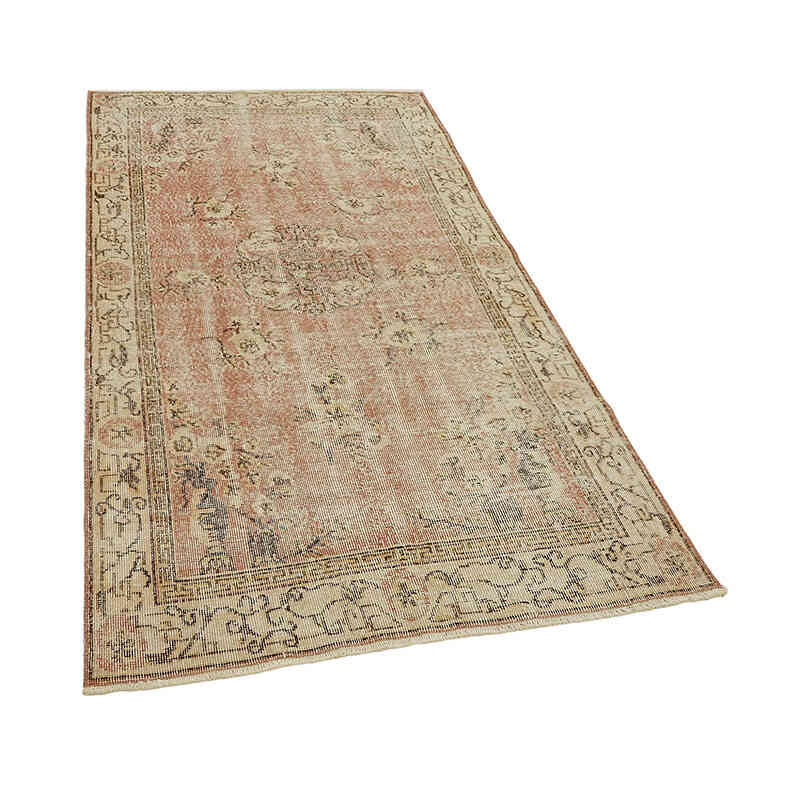Vintage Turkish Hand-Knotted Rug - 3' 8" x 6' 8" (44" x 80") - K0082730