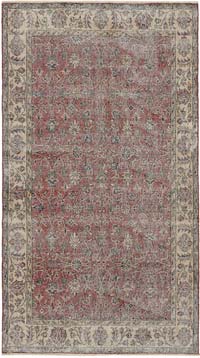 Vintage Turkish Hand-Knotted Rug - 3' 10" x 6' 9" (46" x 81")