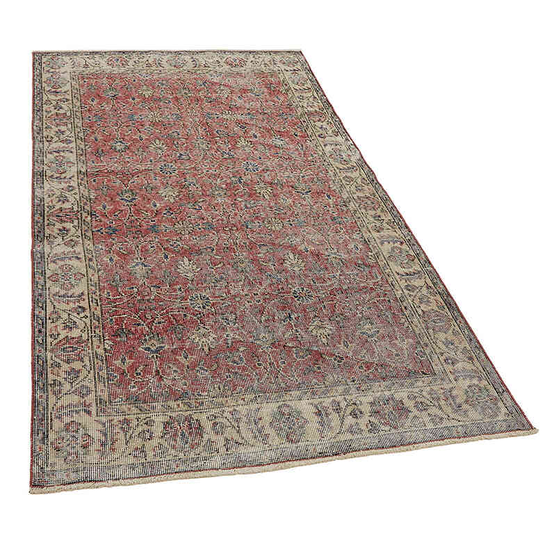 Vintage Turkish Hand-Knotted Rug - 3' 10" x 6' 9" (46" x 81") - K0082731