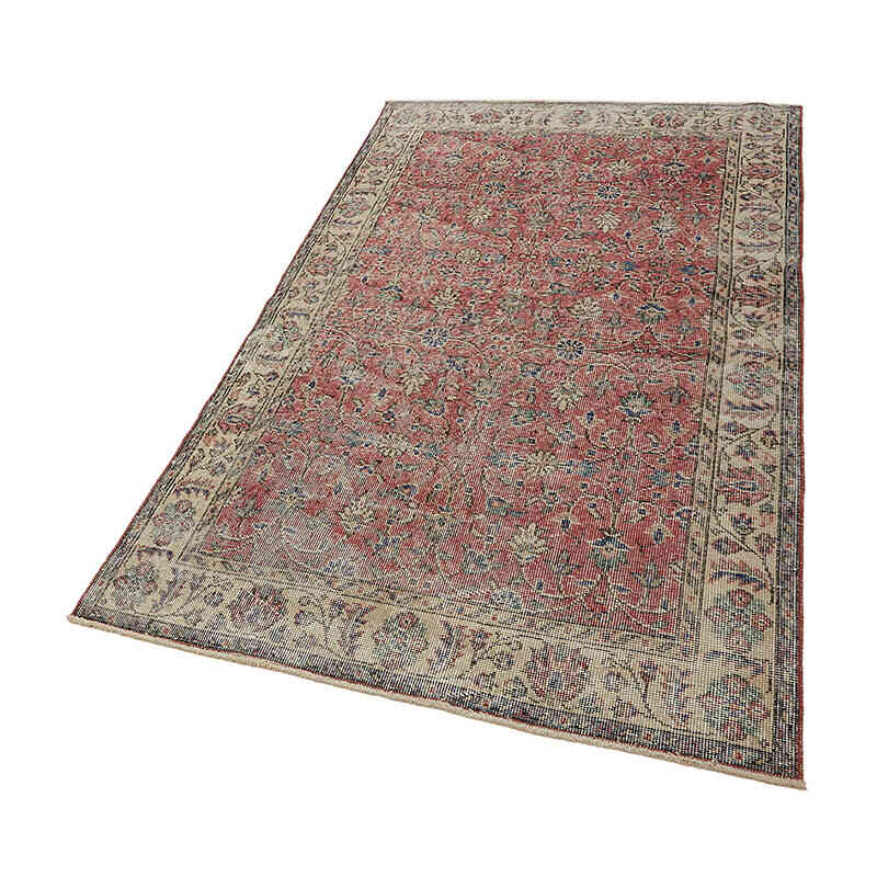 Vintage Turkish Hand-Knotted Rug - 3' 10" x 6' 9" (46" x 81") - K0082731