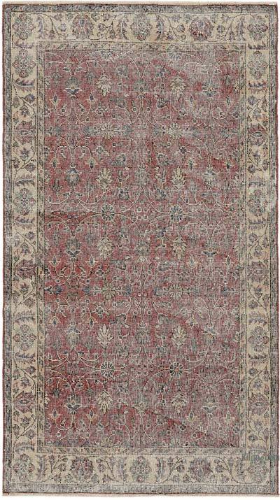 Alfombra Vintage Turca Anudada a Mano - 116 cm x 205 cm