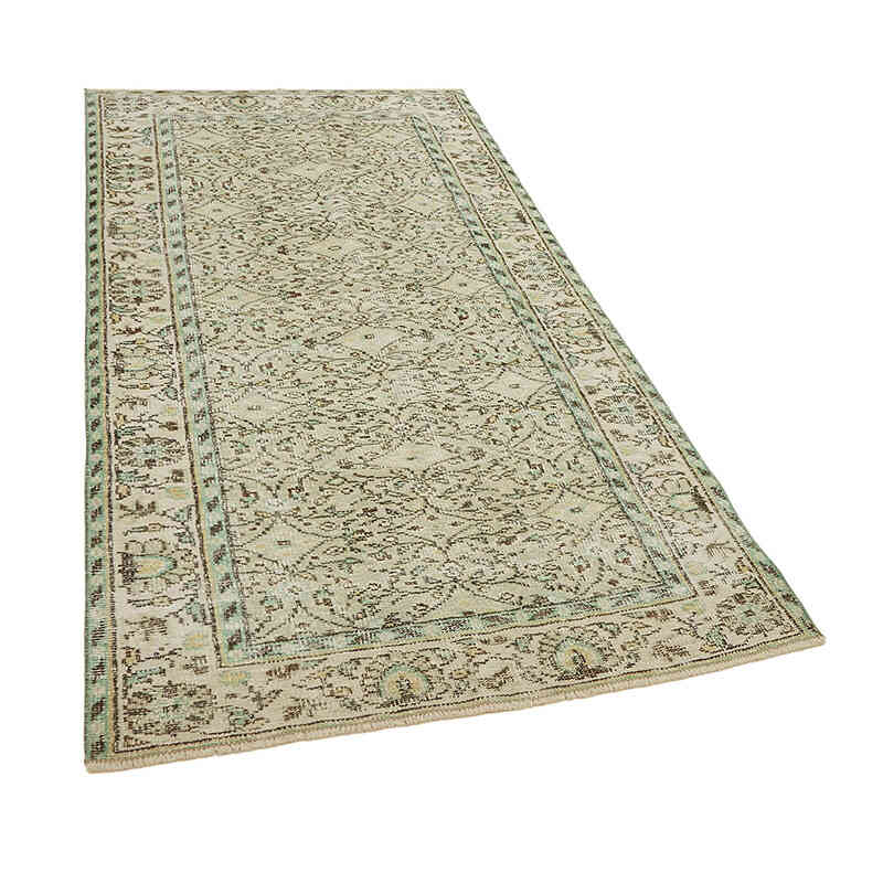 El Dokuma Vintage Halı - 111 cm x 212 cm - K0082733