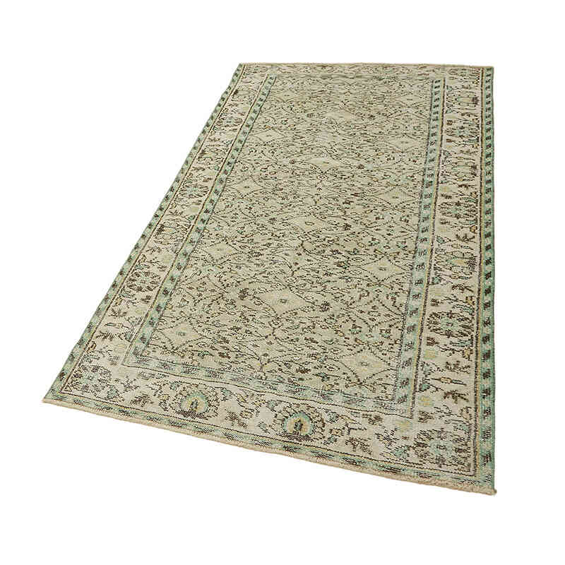 El Dokuma Vintage Halı - 111 cm x 212 cm - K0082733