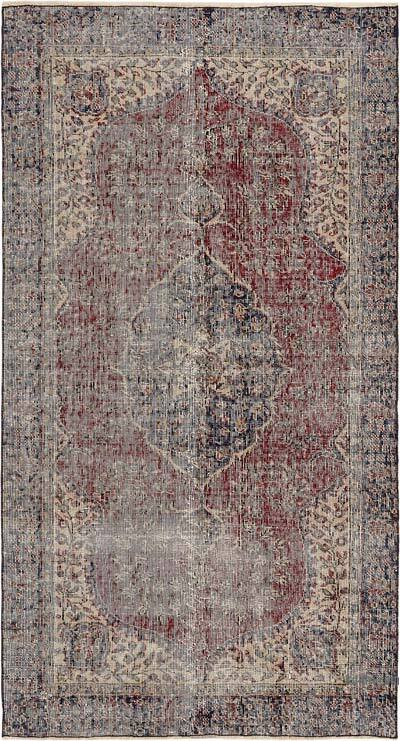 Vintage Turkish Hand-Knotted Rug - 3' 7" x 6' 6" (43" x 78")