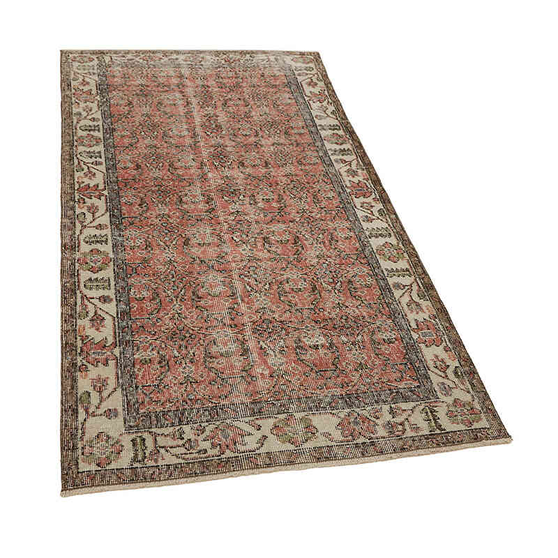 Vintage Turkish Hand-Knotted Rug - 3' 7" x 6' 6" (43" x 78") - K0082736