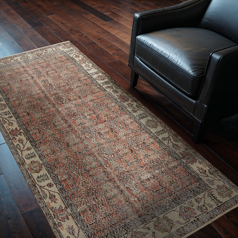 Vintage Turkish Hand-Knotted Rug - 3' 7" x 6' 6" (43" x 78") - K0082736