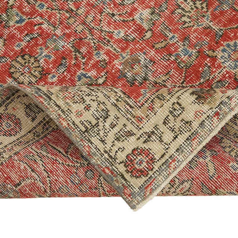 El Dokuma Vintage Halı - 110 cm x 202 cm - K0082737