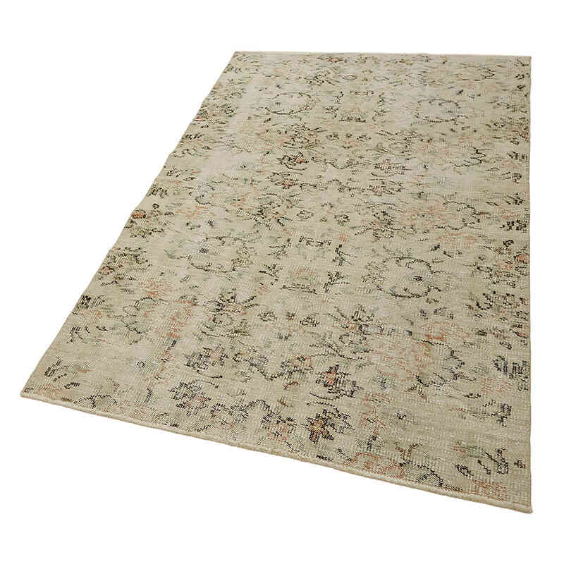 Alfombra Vintage Turca Anudada a Mano - 120 cm x 189 cm - K0082740