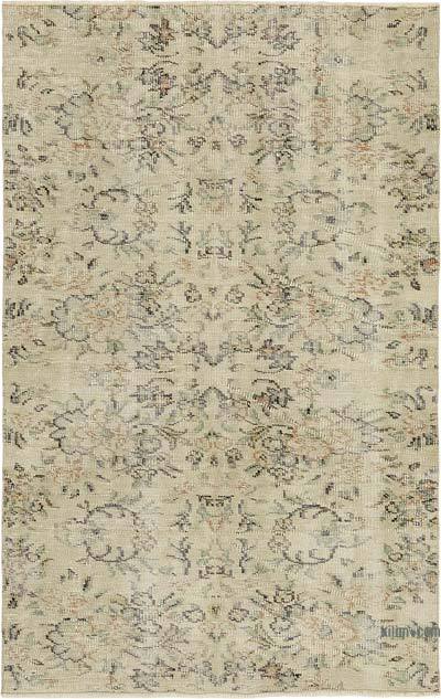 Alfombra Vintage Turca Anudada a Mano - 120 cm x 189 cm