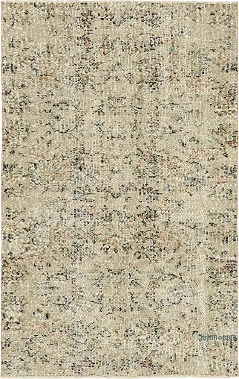 Alfombra Vintage Turca Anudada a Mano - 120 cm x 189 cm - K0082740