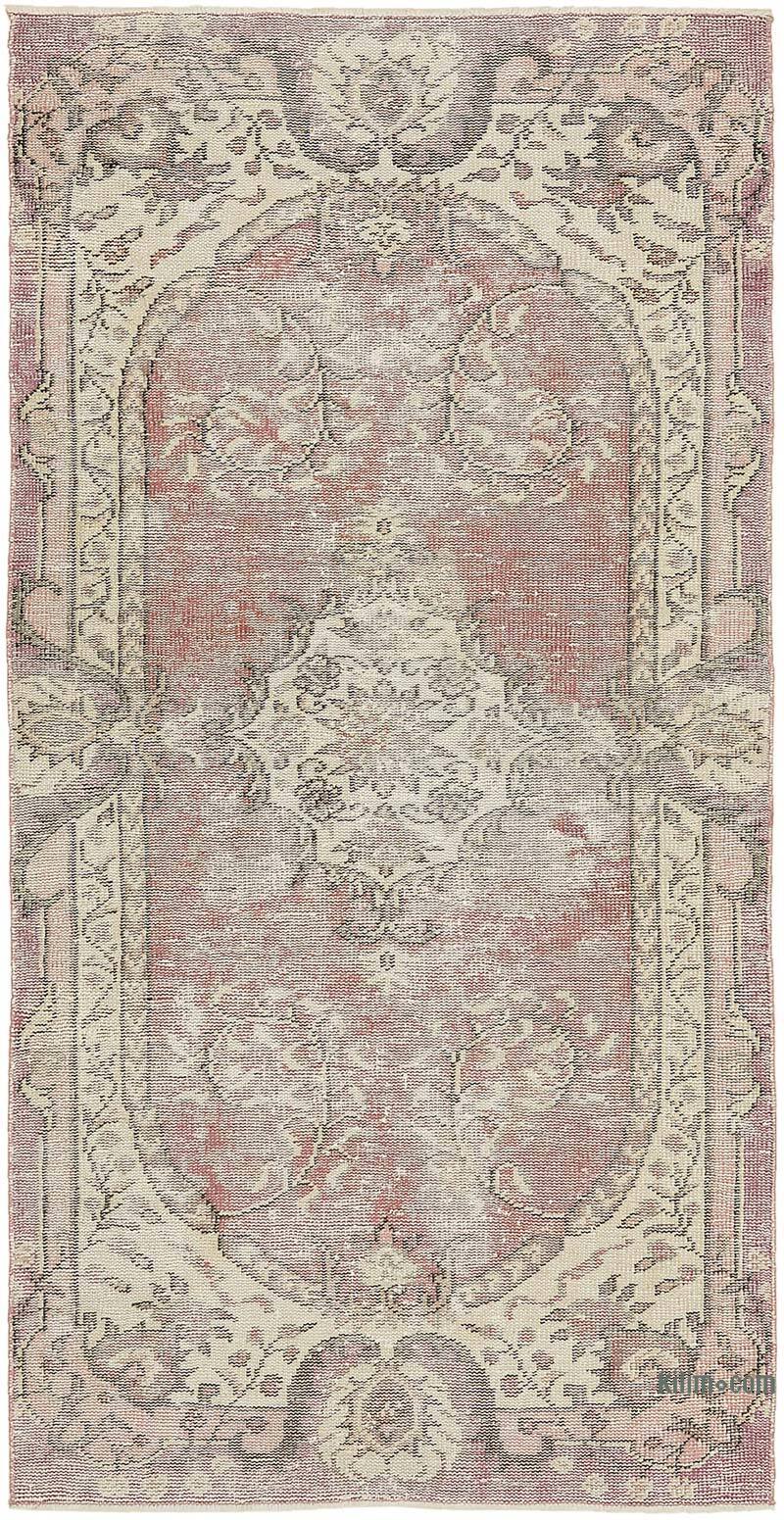 Vintage Turkish Hand-Knotted Rug - 3' 6" x 6' 7" (42" x 79") - K0082743