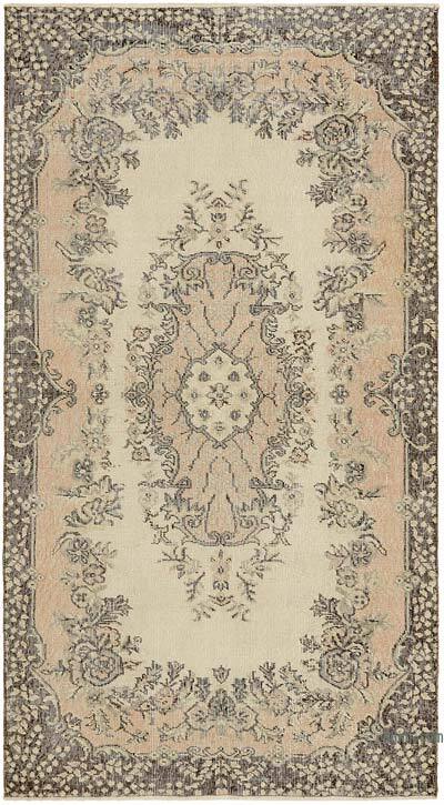 El Dokuma Vintage Halı - 118 cm x 214 cm