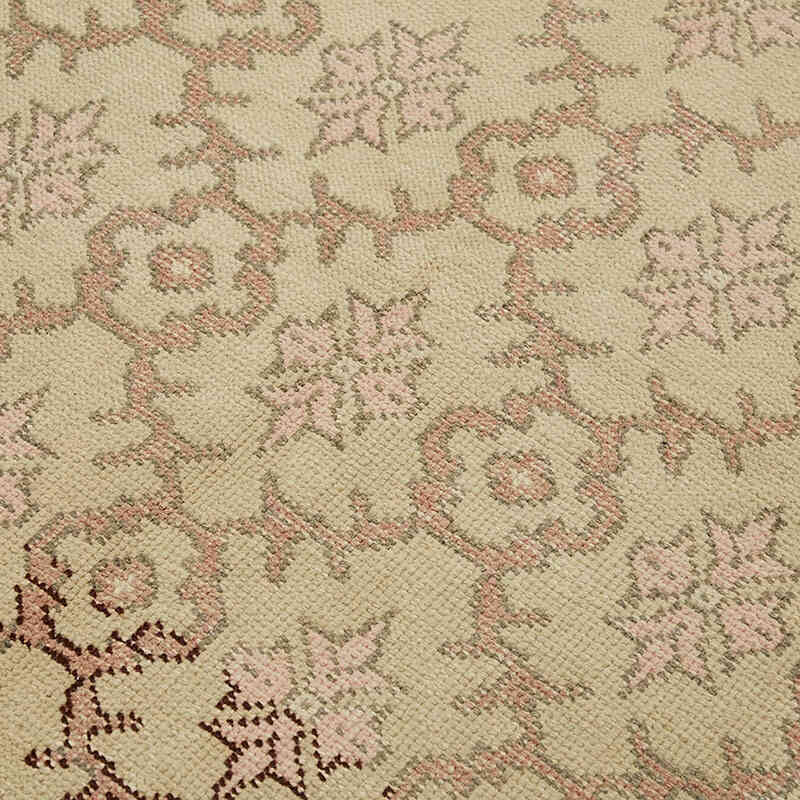 Alfombra Vintage Turca Anudada a Mano - 140 cm x 213 cm - K0082747
