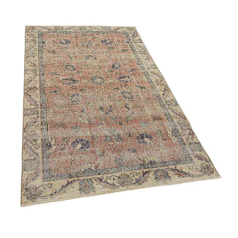 Vintage Turkish Hand-Knotted Rug - 3' 7" x 6' 3" (43" x 75") - K0082748