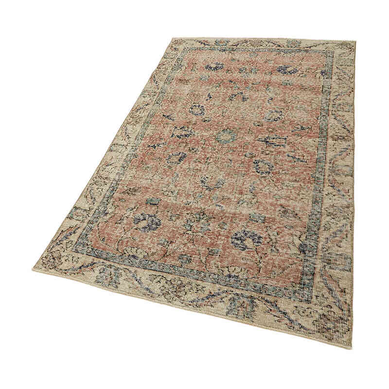 Vintage Turkish Hand-Knotted Rug - 3' 7" x 6' 3" (43" x 75") - K0082748