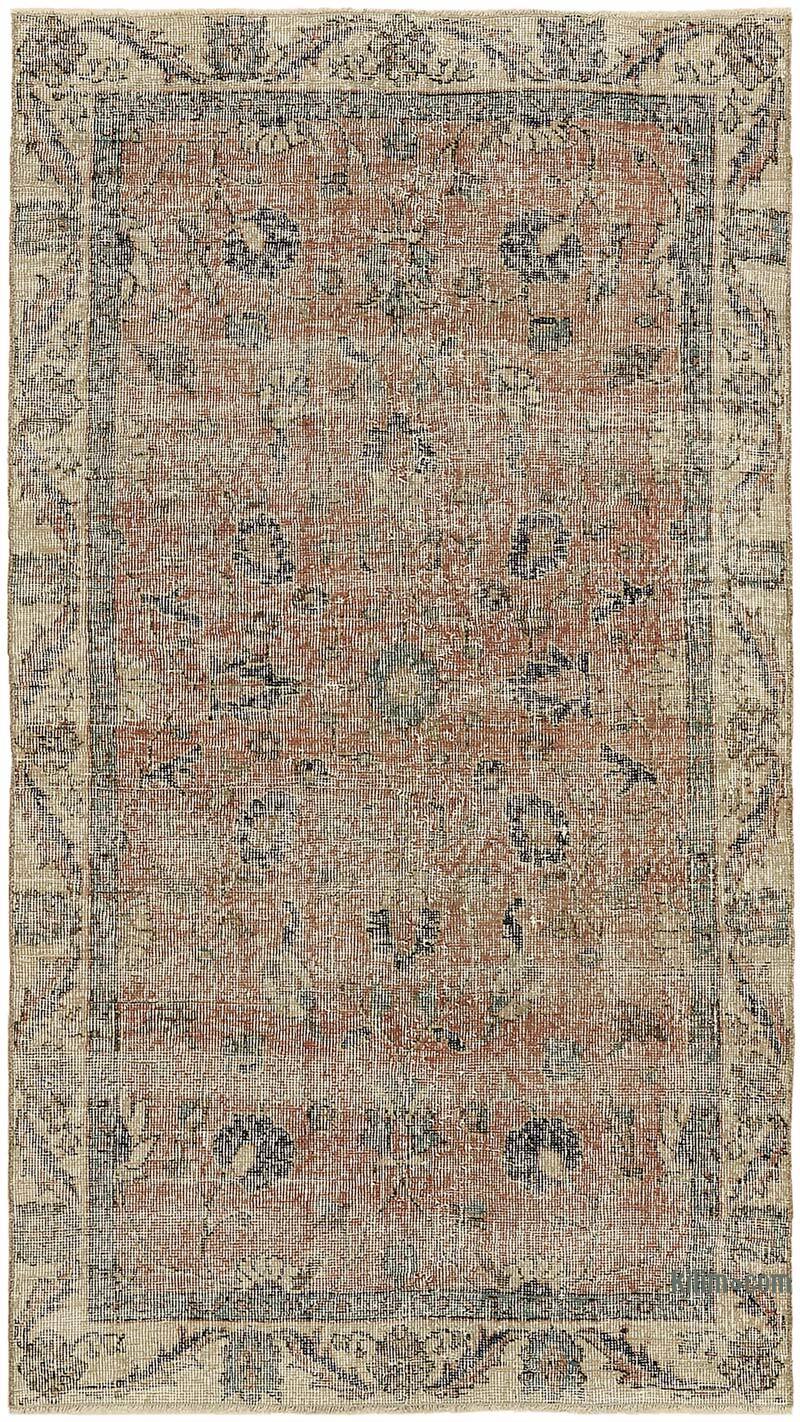 Vintage Turkish Hand-Knotted Rug - 3' 7" x 6' 3" (43" x 75") - K0082748