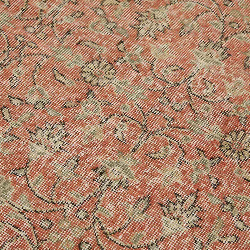 Alfombra Vintage Turca Anudada a Mano - 105 cm x 198 cm - K0082749