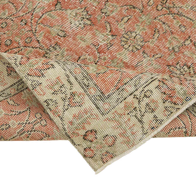 Alfombra Vintage Turca Anudada a Mano - 105 cm x 198 cm - K0082749