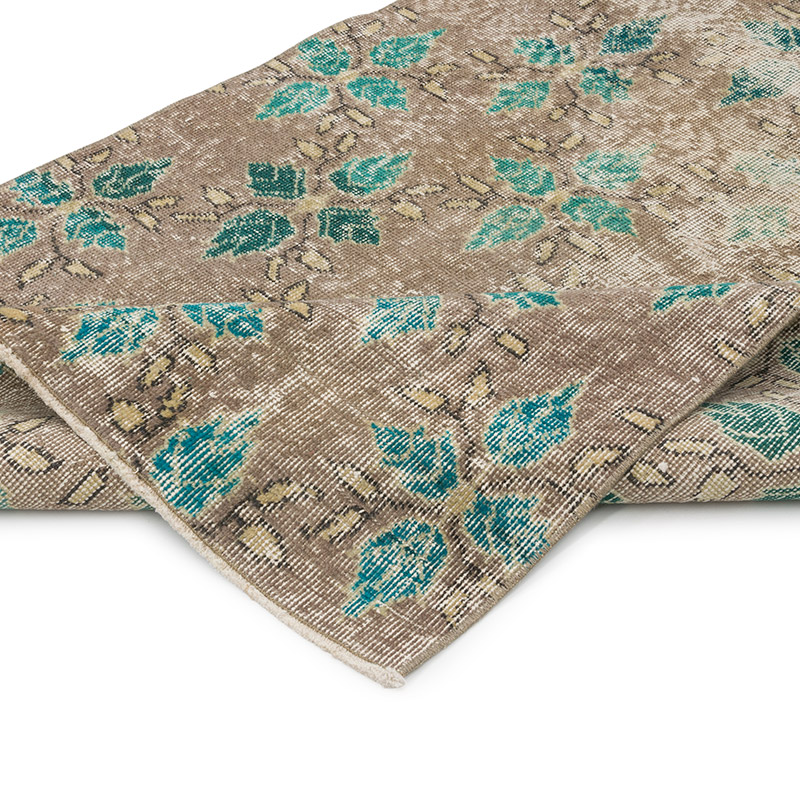 El Dokuma Vintage Halı - 107 cm x 201 cm - K0082752