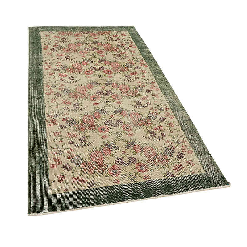 Vintage Turkish Hand-Knotted Rug - 3' 9" x 6' 11" (45" x 83") - K0082756