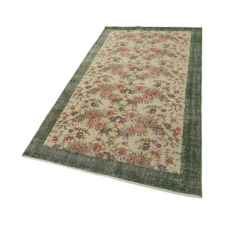 Vintage Turkish Hand-Knotted Rug - 3' 9" x 6' 11" (45" x 83") - K0082756