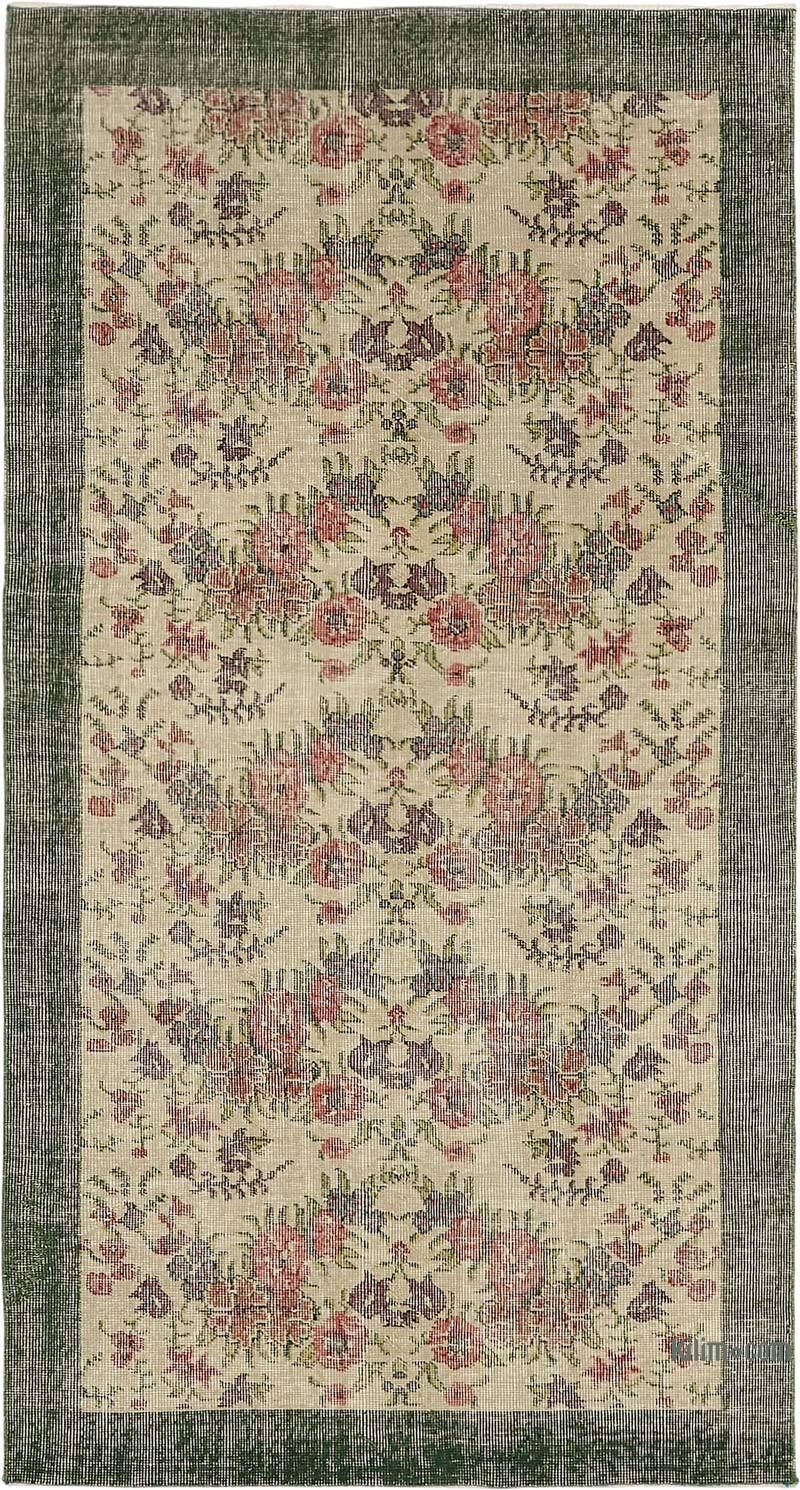 Vintage Turkish Hand-Knotted Rug - 3' 9" x 6' 11" (45" x 83") - K0082756