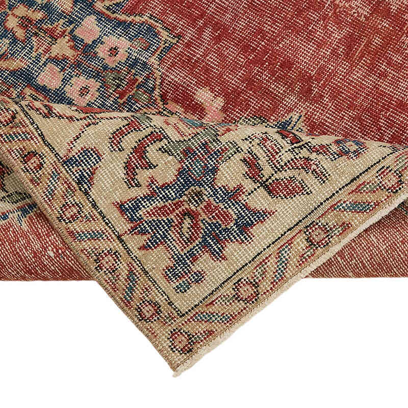 Alfombra Vintage Turca Anudada a Mano - 117 cm x 196 cm - K0082760
