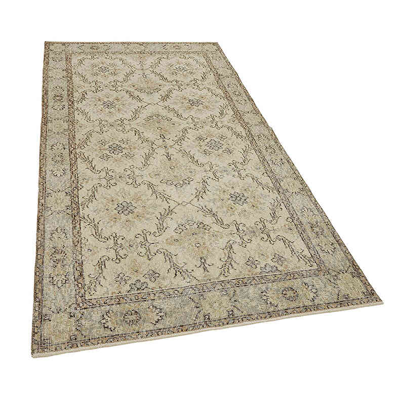 Vintage Turkish Hand-Knotted Rug - 3' 7" x 6' 8" (43" x 80") - K0082761
