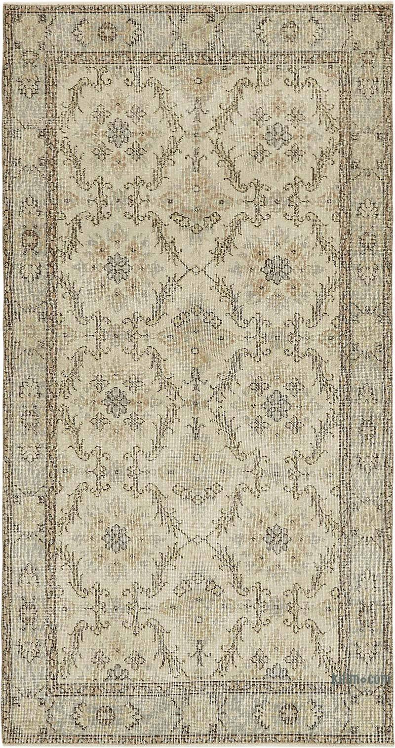 Vintage Turkish Hand-Knotted Rug - 3' 7" x 6' 8" (43" x 80") - K0082761