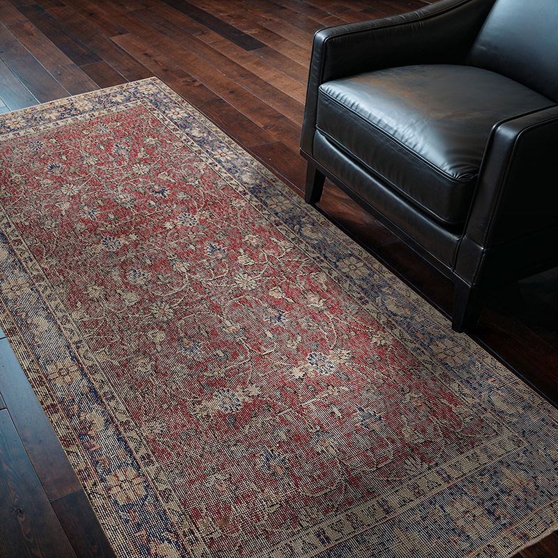 Vintage Turkish Hand-Knotted Rug - 108 cm x 207 cm - K0082763