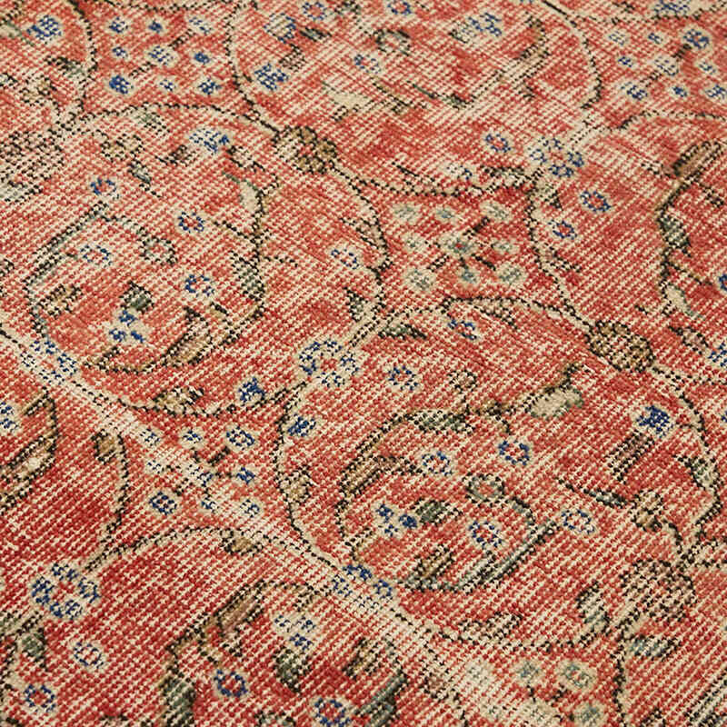 Alfombra Vintage Turca Anudada a Mano - 110 cm x 201 cm - K0082766