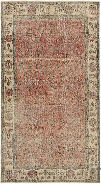 Alfombra Vintage Turca Anudada a Mano - 110 cm x 201 cm