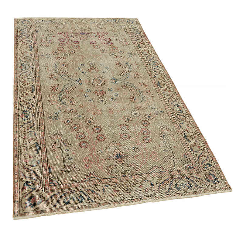 Vintage Turkish Hand-Knotted Rug - 3' 9" x 6' 4" (45" x 76") - K0082767