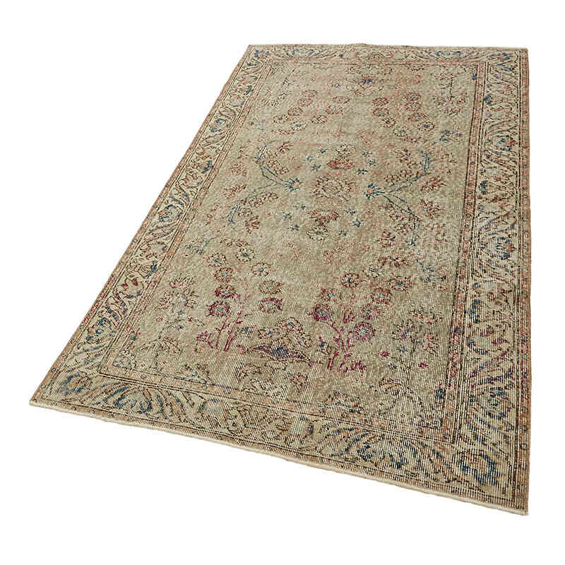 Vintage Turkish Hand-Knotted Rug - 3' 9" x 6' 4" (45" x 76") - K0082767