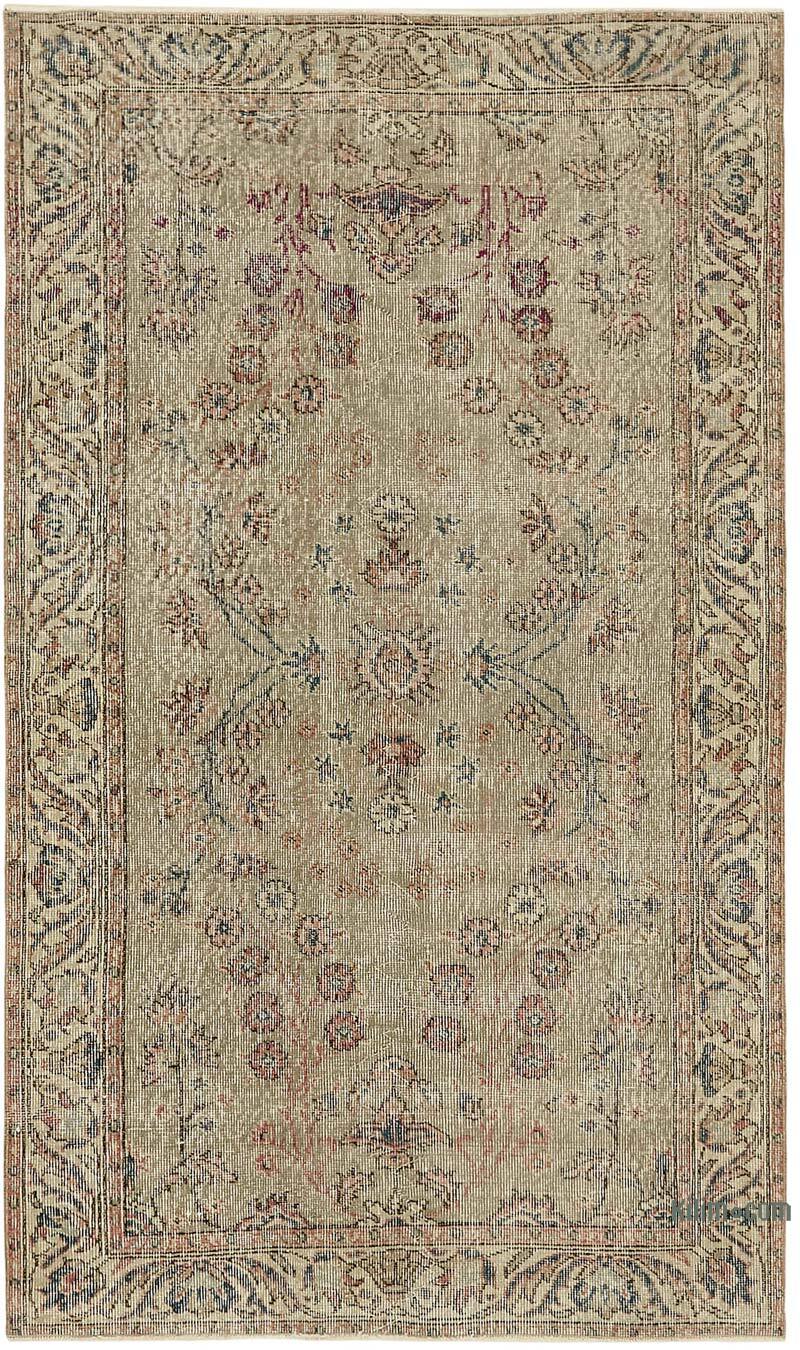 Vintage Turkish Hand-Knotted Rug - 3' 9" x 6' 4" (45" x 76") - K0082767