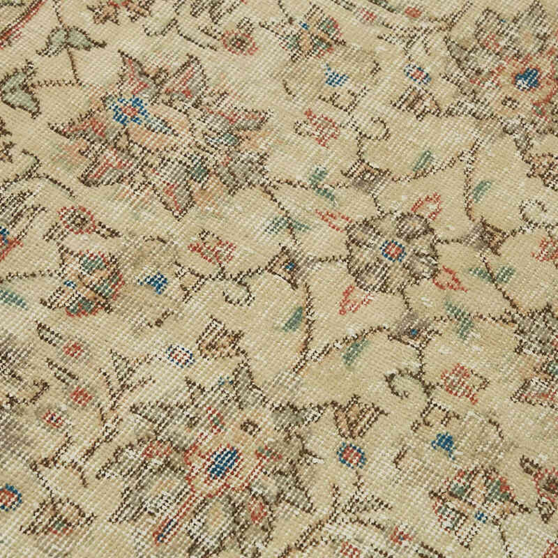 Alfombra Vintage Turca Anudada a Mano - 107 cm x 206 cm - K0082769