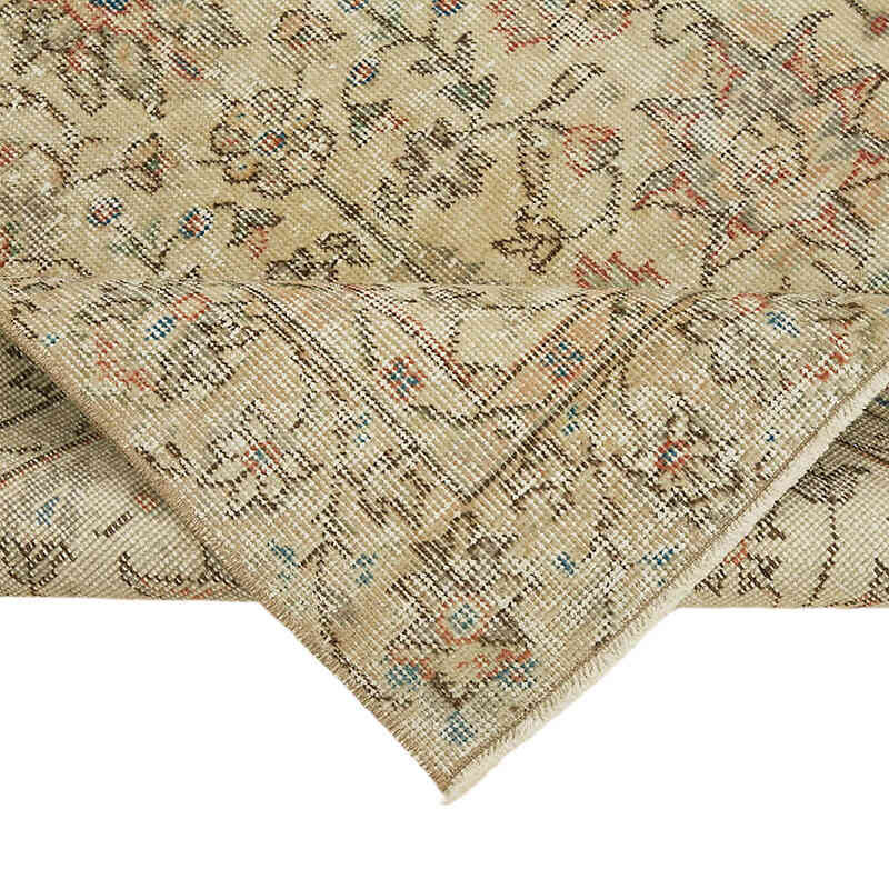 Alfombra Vintage Turca Anudada a Mano - 107 cm x 206 cm - K0082769