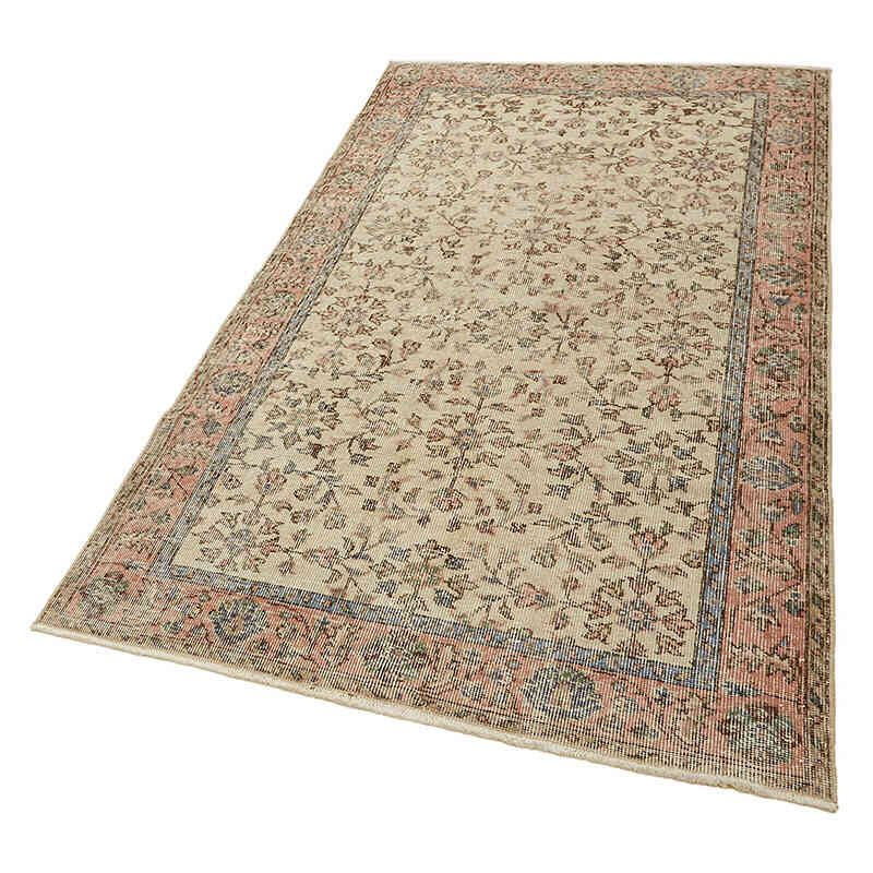 Vintage Turkish Hand-Knotted Rug - 3' 11" x 6' 9" (47" x 81") - K0082773