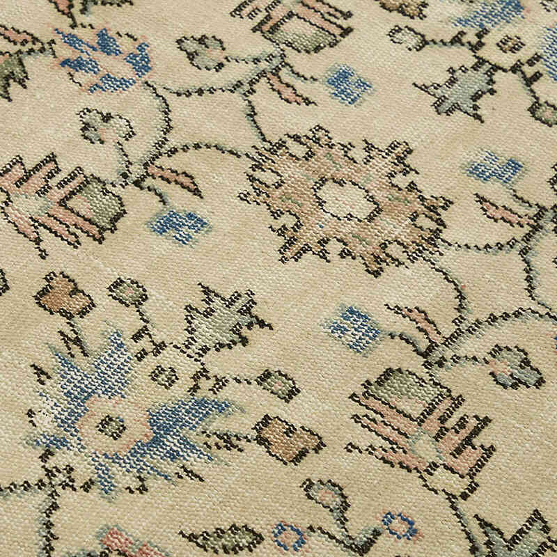 Alfombra Vintage Turca Anudada a Mano - 116 cm x 200 cm - K0082774