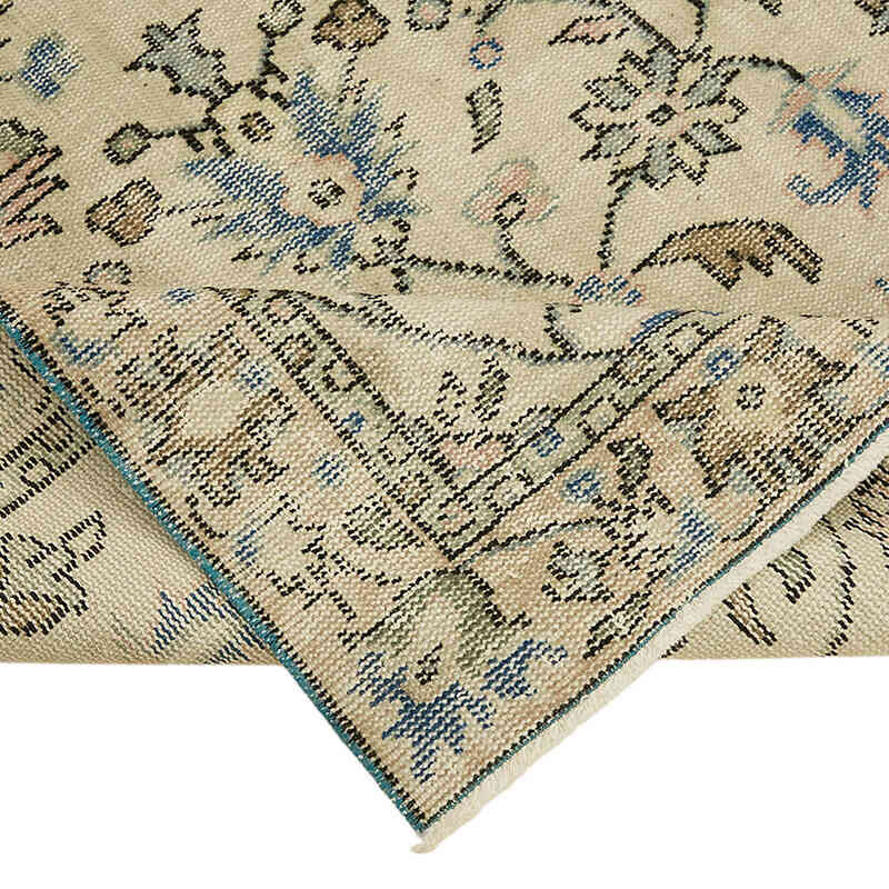 Alfombra Vintage Turca Anudada a Mano - 116 cm x 200 cm - K0082774