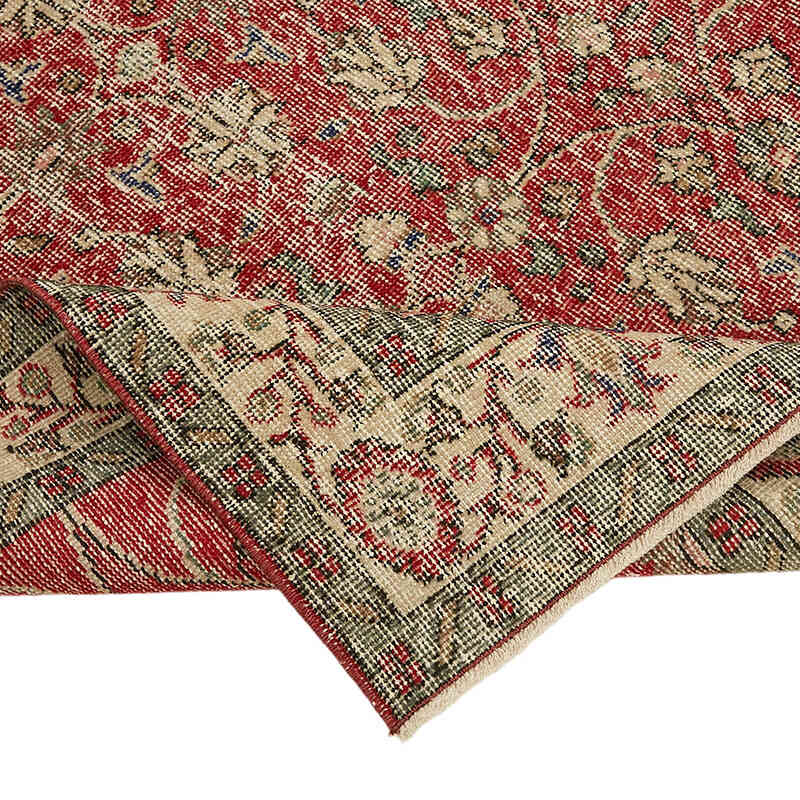 Vintage Turkish Hand-Knotted Rug - 3' 11" x 7'  (47" x 84") - K0082775