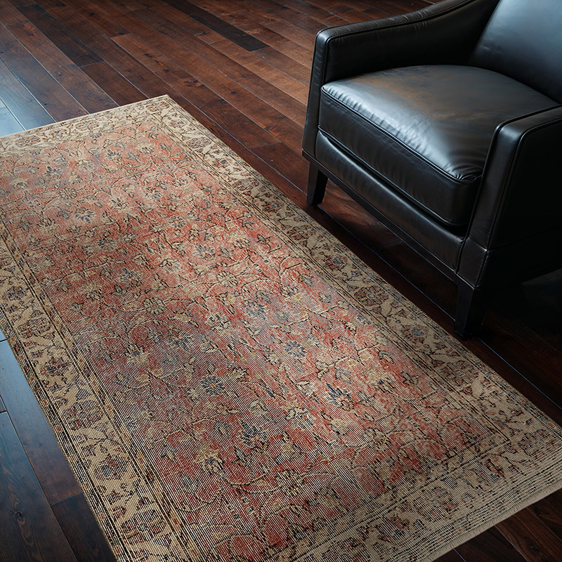 Alfombra Vintage Turca Anudada a Mano - 108 cm x 192 cm - K0082777