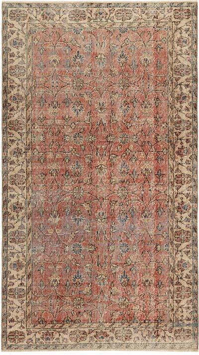 Vintage Turkish Hand-Knotted Rug - 3' 7" x 6' 4" (43" x 76")