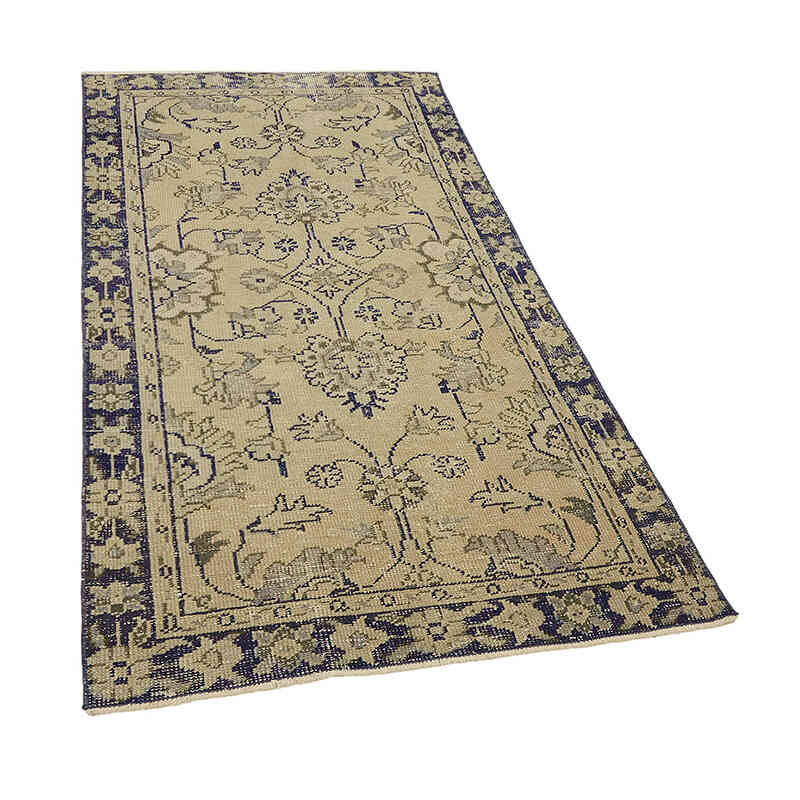 Vintage Turkish Hand-Knotted Rug - 3' 3" x 6' 1" (39" x 73") - K0082778
