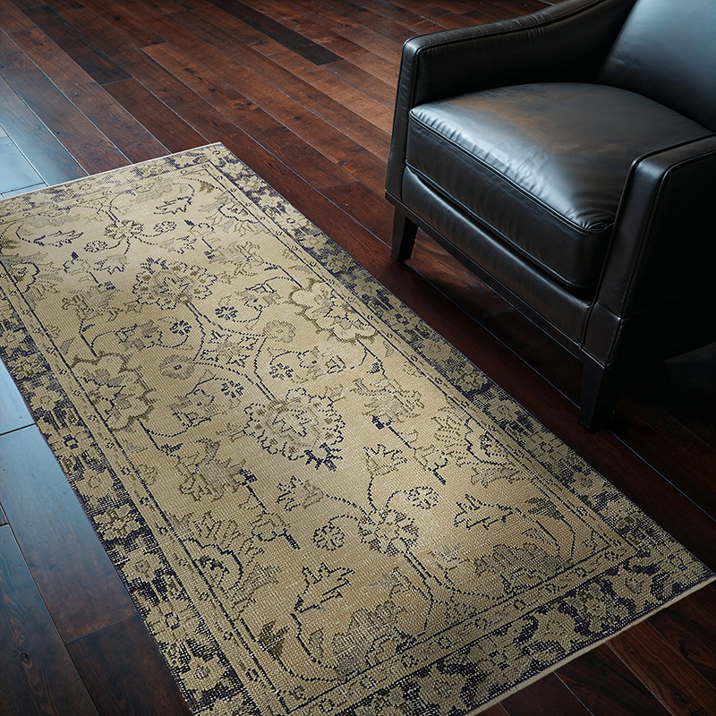 Vintage Turkish Hand-Knotted Rug - 3' 3" x 6' 1" (39" x 73") - K0082778