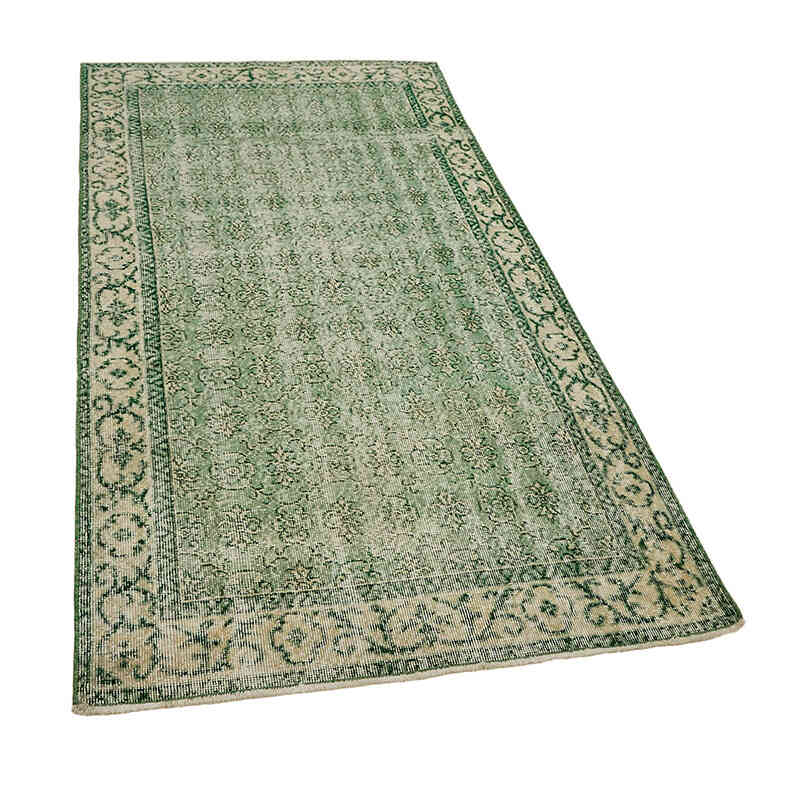El Dokuma Vintage Halı - 109 cm x 209 cm - K0082780