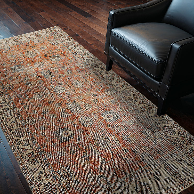Vintage Turkish Hand-Knotted Rug - 3' 10" x 6' 9" (46" x 81") - K0082782
