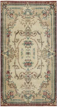 El Dokuma Vintage Hali - 114 cm x 209 cm