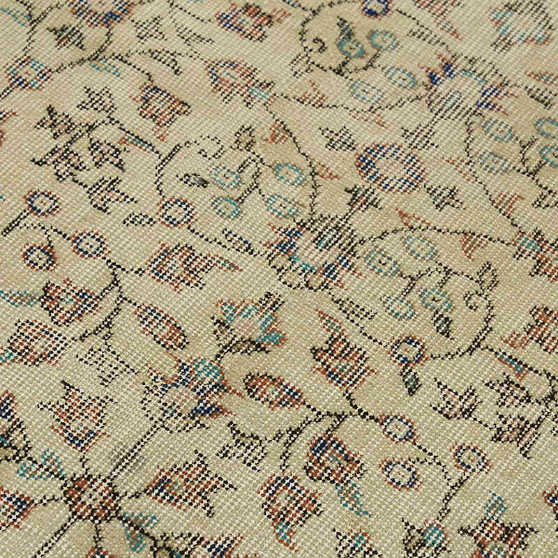 Alfombra Vintage Turca Anudada a Mano - 113 cm x 197 cm - K0082785