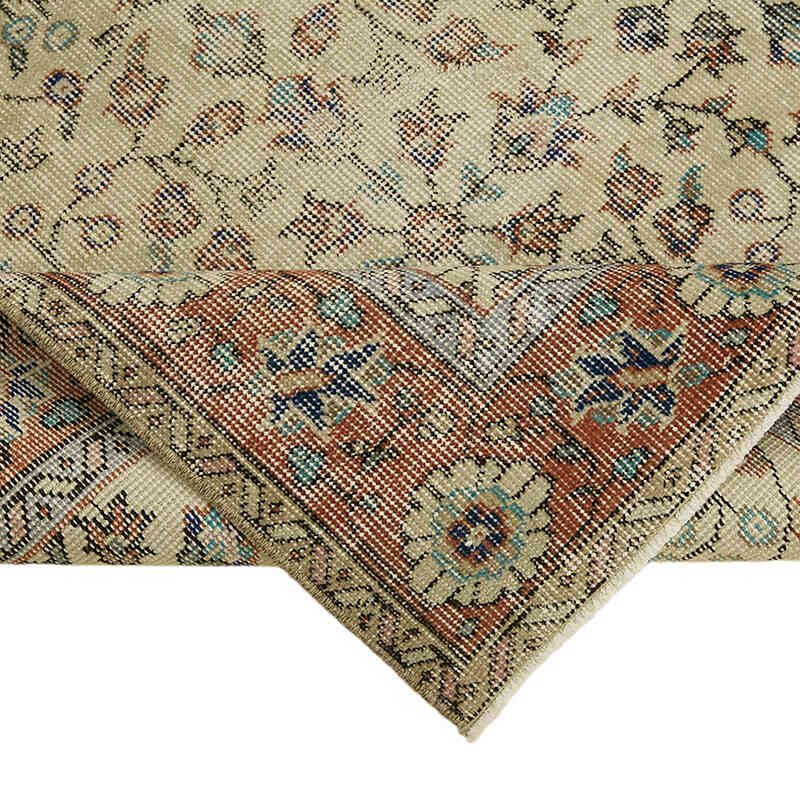 Alfombra Vintage Turca Anudada a Mano - 113 cm x 197 cm - K0082785